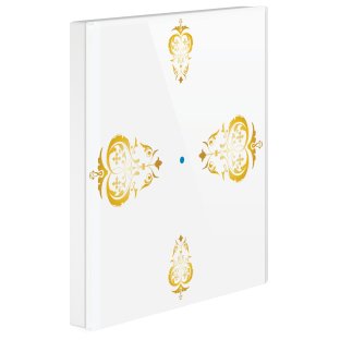 3  Orta Desenli Beyaz Renk