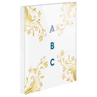 2  KenarDesenli Beyaz Renk