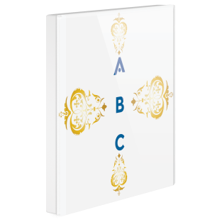 3  Orta Desenli Beyaz Renk