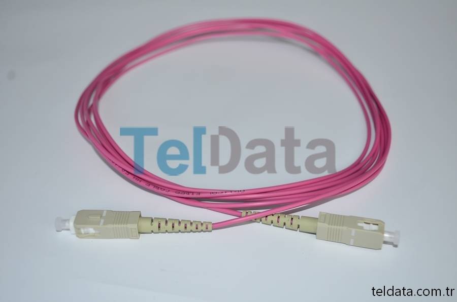 SC SC Fiber Patch Cord, MultiMode, Duplex, OM4 03
