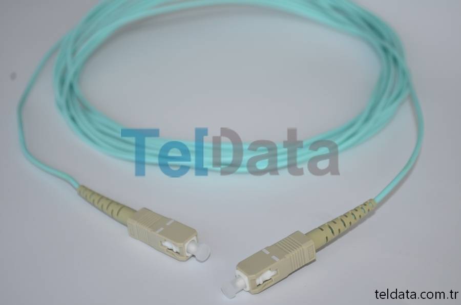 SC SC Fiber Patch Cord, MultiMode, Simplex, OM3 03