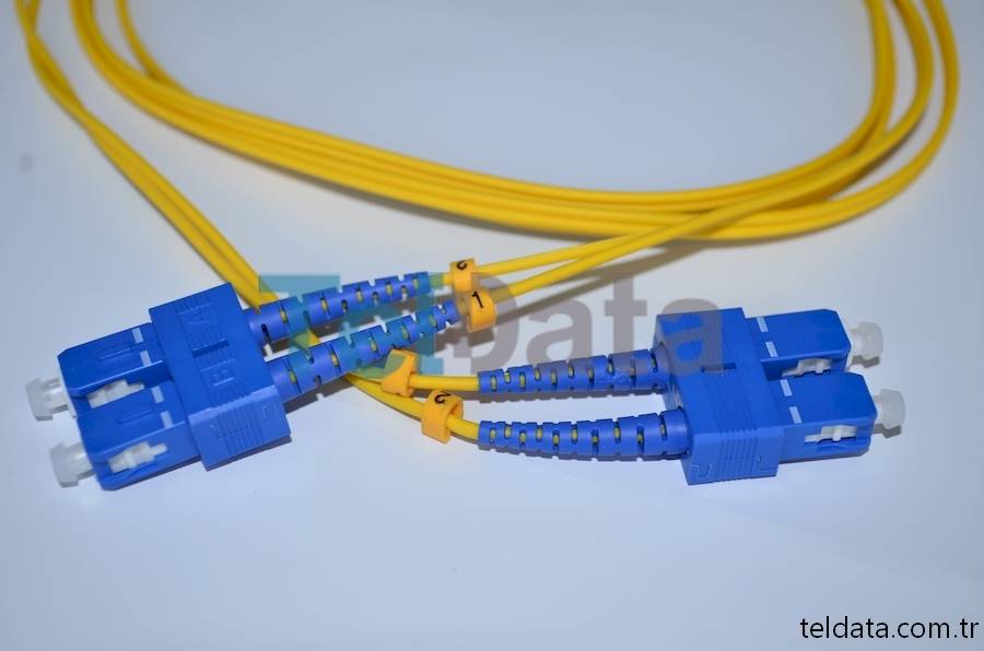 SC SC Fiber Patch Cord, Single Mode, Duplex, UPC 05