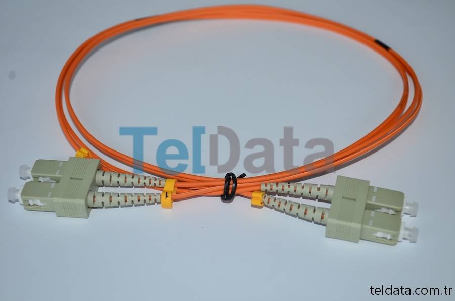 SC SC Fiber Patch Cord, MultiMode, Duplex, OM2 06