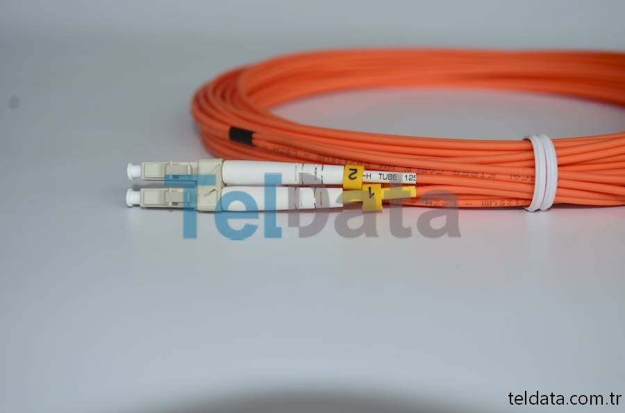 LC LC Fiber Patch Cord, MultiMode, Duplex, OM2 07
