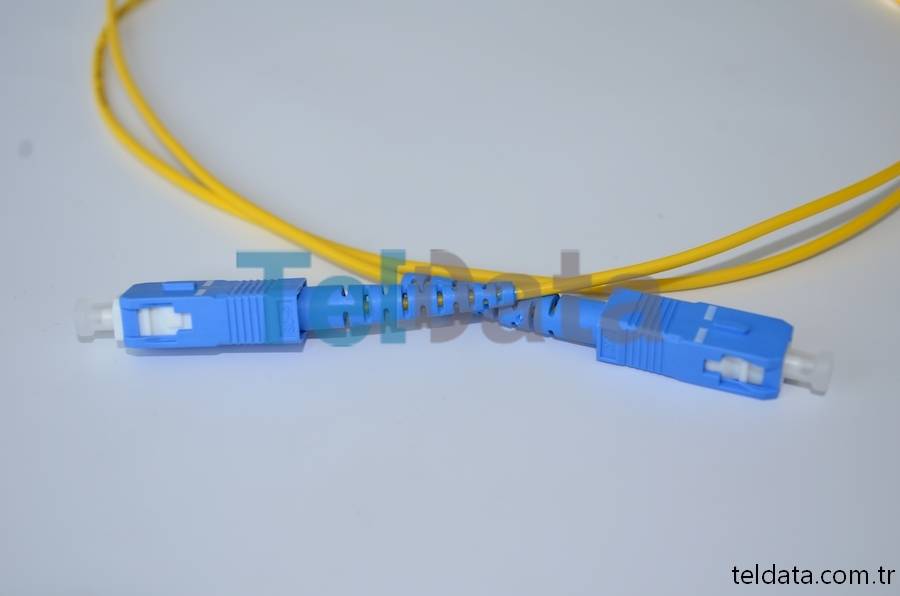 SC SC Fiber Patch Cord, Single Mode, Simplex, UPC 04
