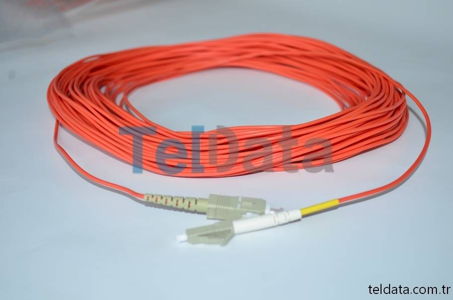 SC LC Fiber Patch Cord, MultiMode, Simplex, OM2 02