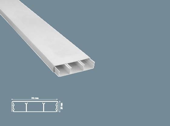 74x20 meks serisi tam kapakli bolmeli kablo s 1139