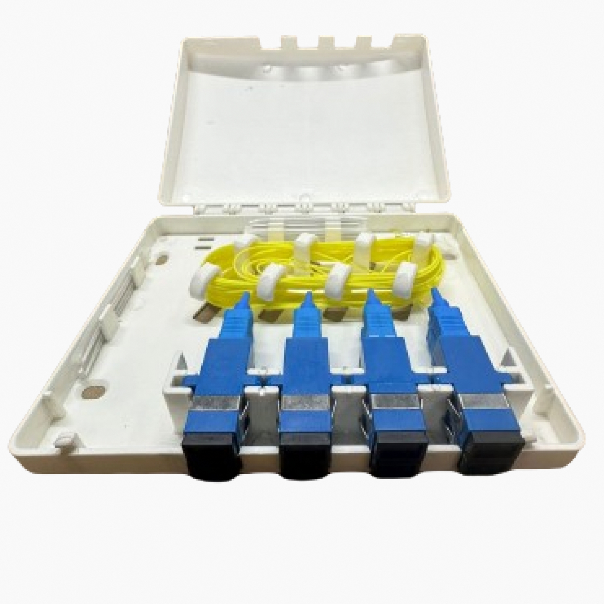 D&D PLUS FIBER （４箱） Ftth Box 4 Port Fiber Optik Duvar Prizi